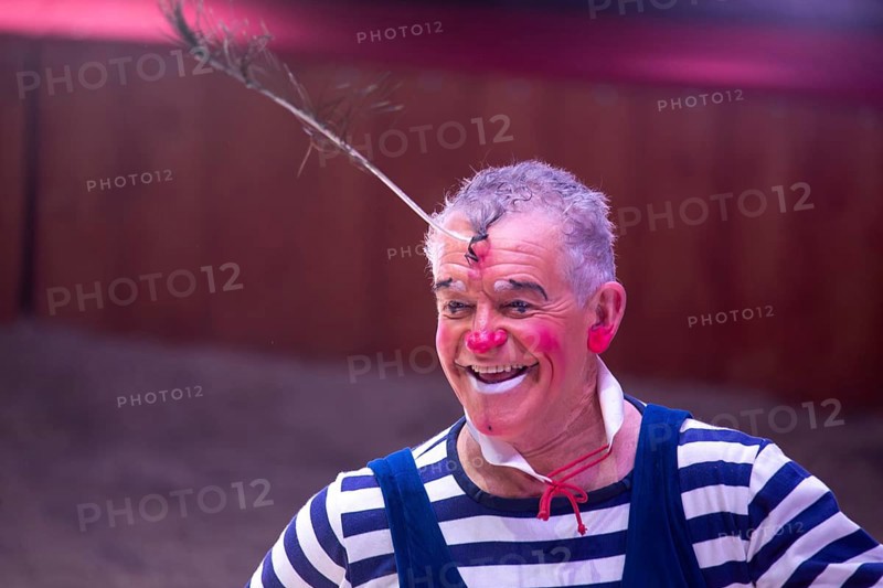 Performance by Circus Barelli in Mannheim***Picture: Pieric, the clown from France