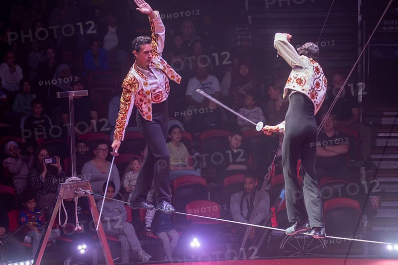 Performance by Circus Barelli in Mannheim