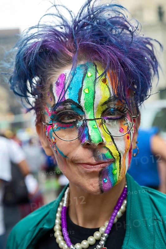 Detroit, Michigan USA - 8 June 2025 - Gay, lesbian, bisexual, and transgender activists and their allies marched for equality in the Motor City Pride parade