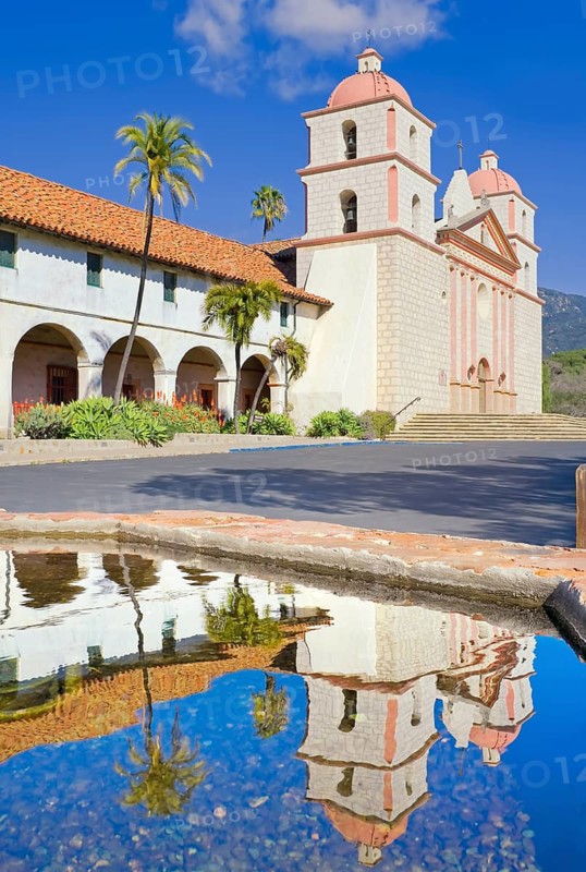 Santa Barbara Mission, Santa Barbara, California, USA