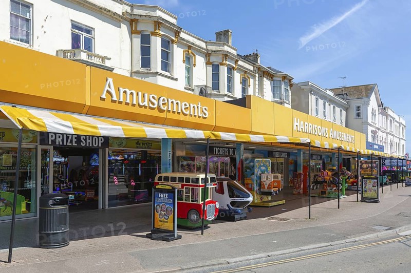 Harrisons Amusements amusement arcade, Dawlish, south Devon, England, UK