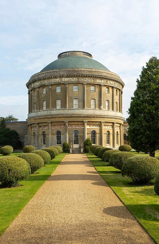 Rotunda building, Ickworth House and Estate, Suffolk, England, UK