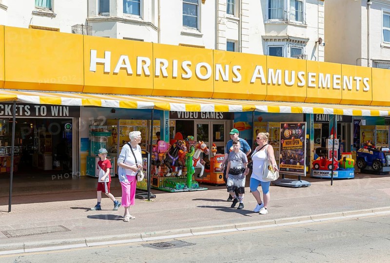 Harrisons Amusements amusement arcade, Dawlish, south Devon, England, UK