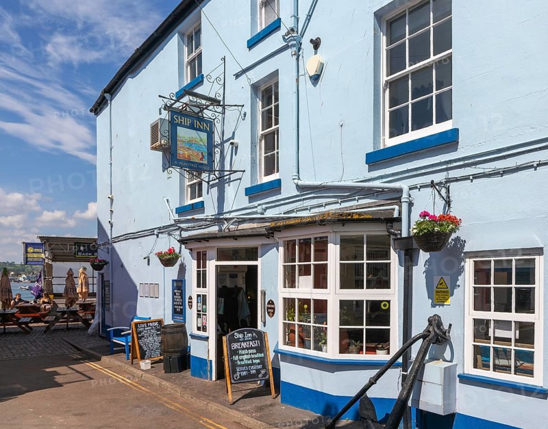 Historic building of the Ship Inn, Teignmouth, south Devon, England, UK
