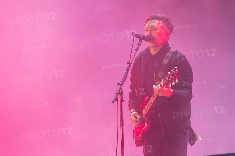 Tim McIlrath, singer of Rise Against at the Rock am Ring Festival on Saturday, Nürburgring race track race track, 07.06.2025