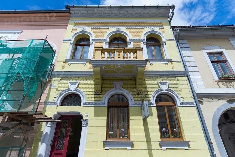 Restored 19th century house, Medias, Romania