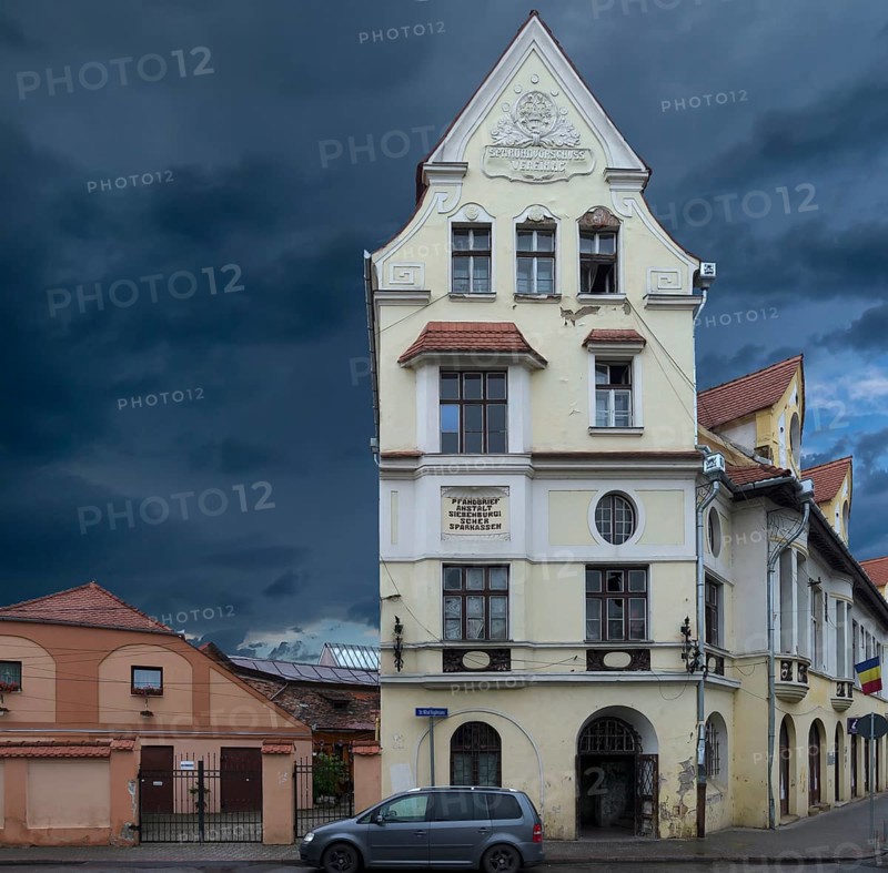 Former building of the Savings and Advances Association, 19th century, Medias, Romania