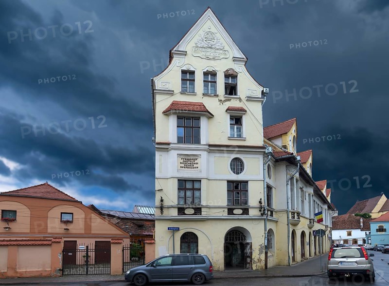 Former house of the Savings and Advances Association, 19th century, Medias, Romania