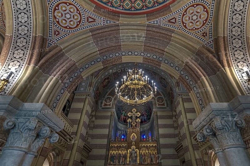 Altar of the Archbishop's Residence of the National Yuri Fedkovych University, founded 1875, Czernowicz, Ukraine