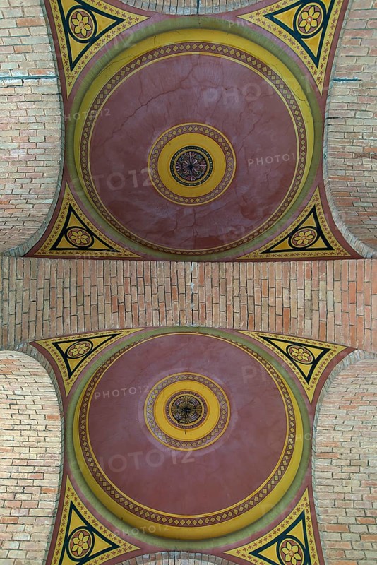 Brick brick vault in the National Yuri Fedkovych University, founded 1875, Czernowicz, Ukraine