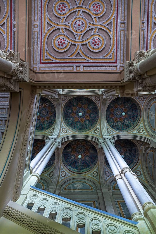 Staircase of the National Yuri Fedkovych University, founded in 1875, Czernowicz, Ukraine