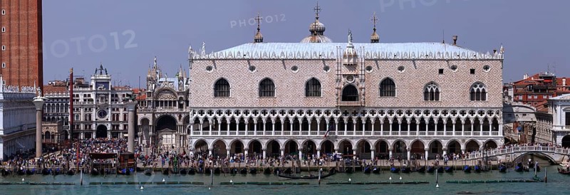 Dogenlasast, St. Mark's Square and Bridge of Sighs, Venice, Italy