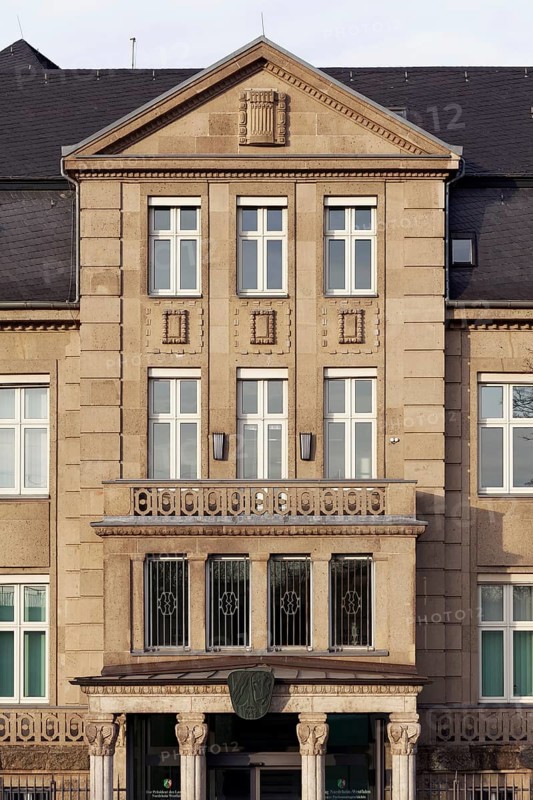 Villa Horion, House of Parliament History, neoclassical style building, Düsseldorf, North Rhine-Westphalia, Germany