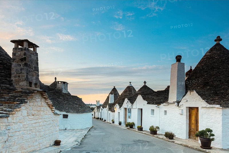Alberobello, Puglia, Southern Italy. Traditional Trulli. UNESCO