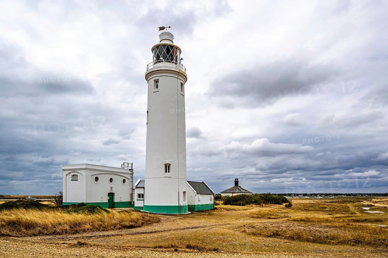 Hurst Point Lighthouse and Hurst Castle, Hurst Spit, Milford on Sea, Lymington, Hampshire, UK