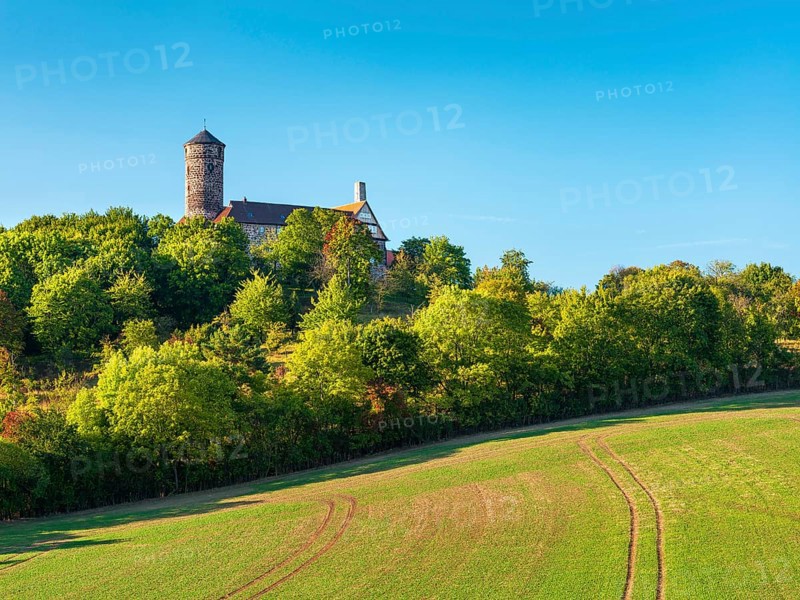 Ludwigstein Castle in the Werra Hills near Witzenhausen, Hesse, Germany