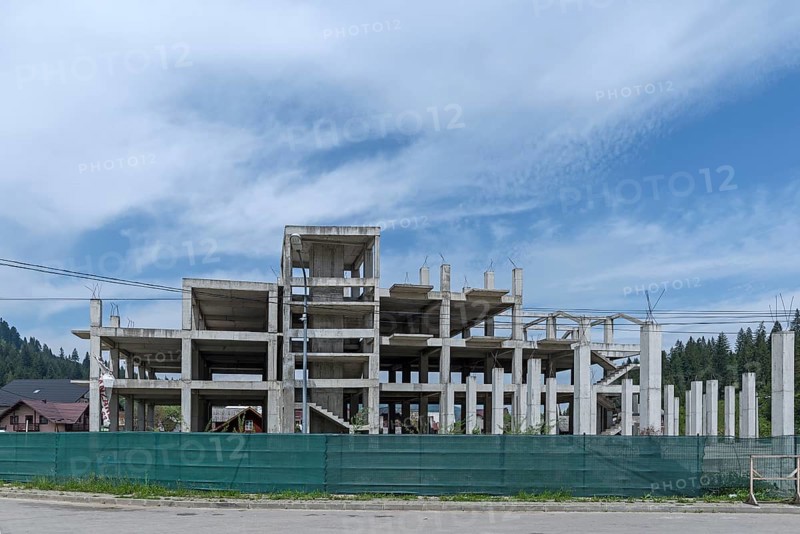 Construction of a hotel, Vorone?, Buckowina, Romania