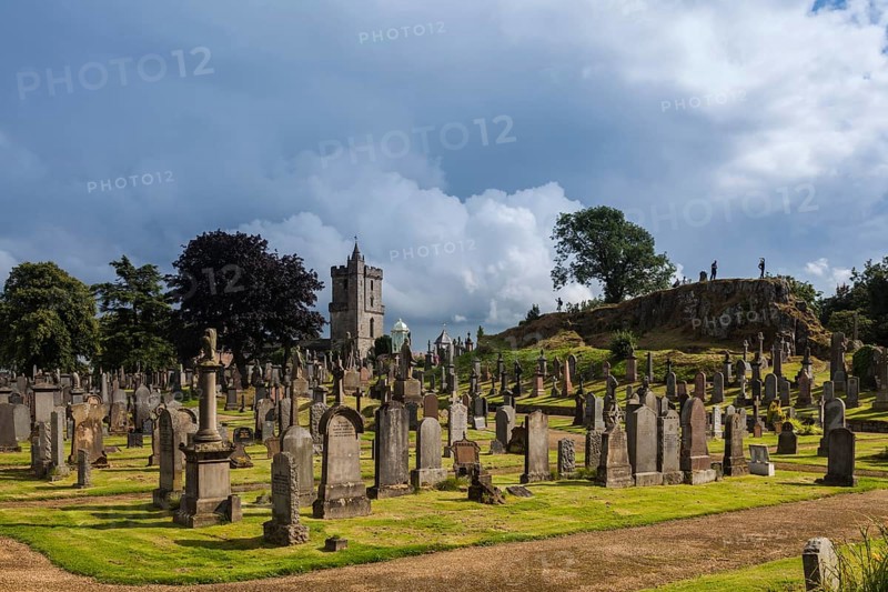 Stirling, Scotland, UK. A historic cemetery