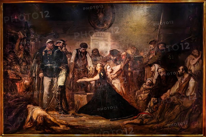 Polonia 1863 — Poland in chains, Jan Mateiko, Krakow 1864, Czartoryski Museum, 1796, oldest museum in Poland, Krakow, Poland