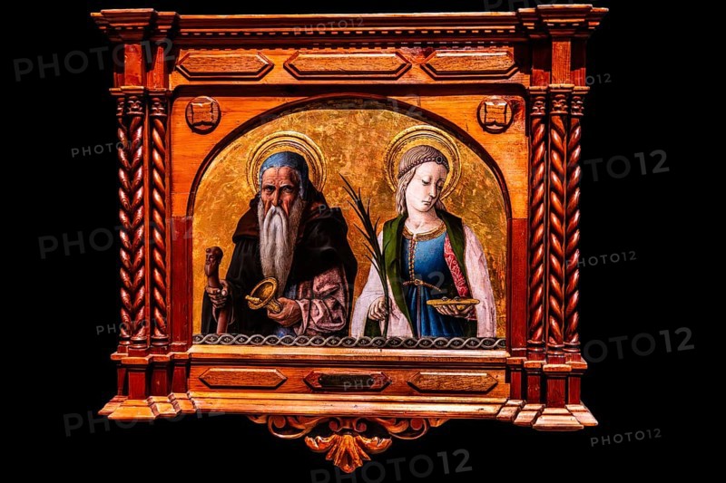 Saints Anthony the Hermit and Lucia, altarpiece of Porto San Giorgio, Carlo Crivelli, around 1470, Czartoryski Museum, 1796, oldest museum in Poland, Krakow, Poland