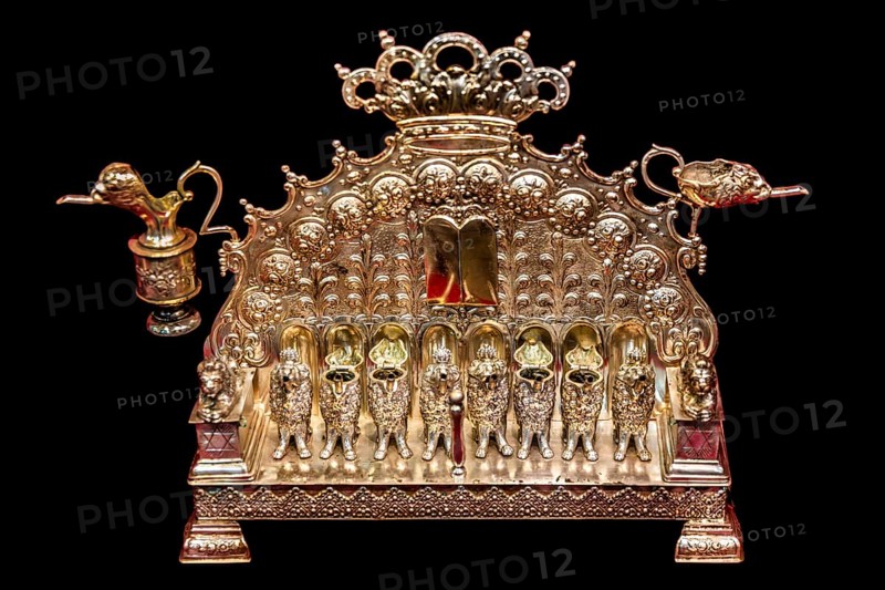 Silver, Prussia 1886, Old Synagogue — Museum of Krakow's Jewish History, 15th century, Kazimierz Jewish Quarter, Krakow, Poland