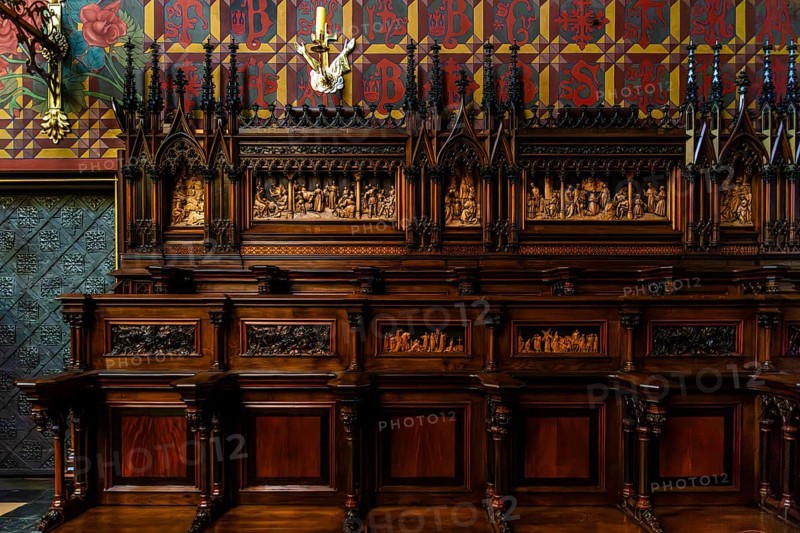 Choir stalls, Franciscan Church, 1249, Krakow, Poland