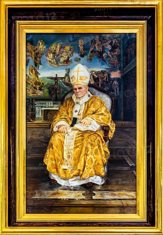 Karol Wojtyla, Gallery of Bishops of Krakow, Cloister, Franciscan Church, 1249, Krakow, Poland
