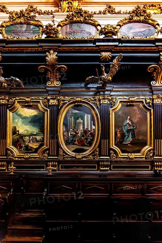 Choir stalls, St. Florian's Church, 1216, Krakow, Poland