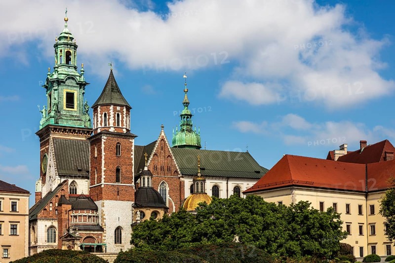 Castle and Cathedral, Wawel Castle, Wawel Castle, former center of Polish monarchy, founded around 1000, UNESCO World Heritage Site, Krakow, Poland