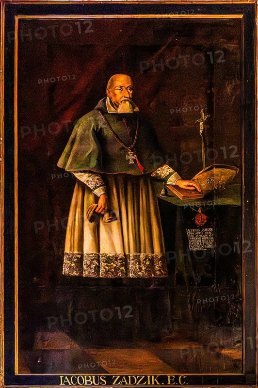 Rector painting in the auditorium, Collegium Maius oldest building of the Jagellonian University, 1364, Krakow, Poland