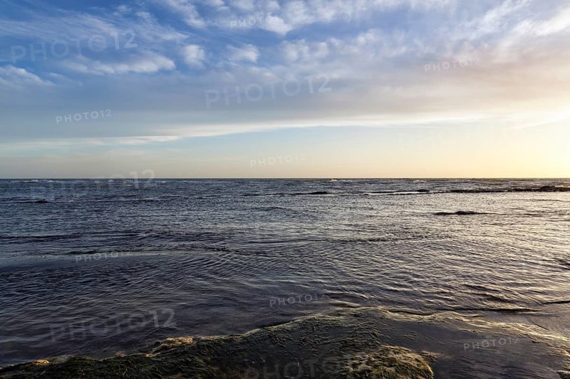 Lido Scala dei Turchi, coastline at sunset, Realmonte, Agrigento, Sicily, south coast, Mediterranean Sea, Italy
