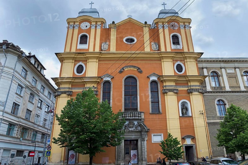 Piarist church, early Baroque 1724, Cluj-Napoca, Transylvania, Romania