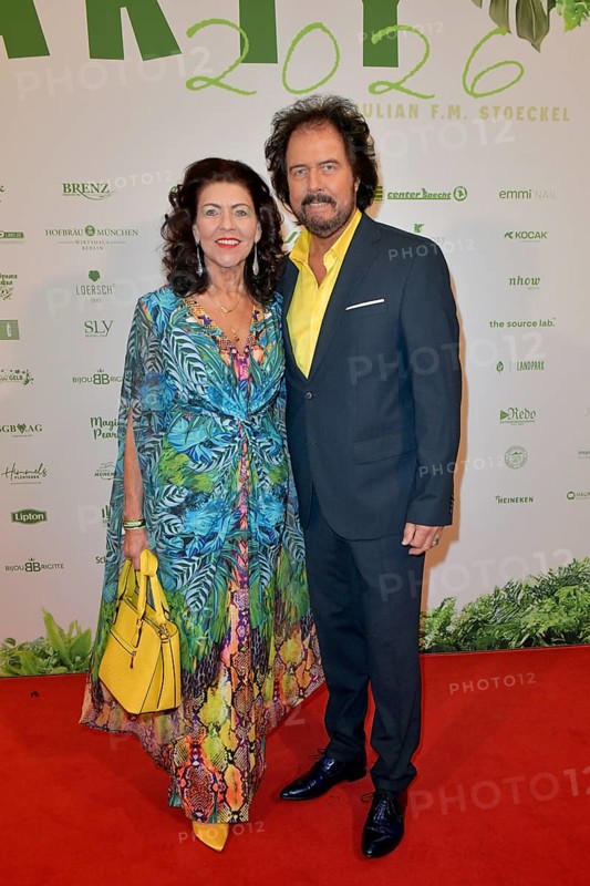 Jolanda Siemers and Rene Le Blanc at the 8th jungle party for the start of the RTL show Ich bin ein Star - Get me out of here! at the JW Marriott Hotel, Berlin, 23.01.2026