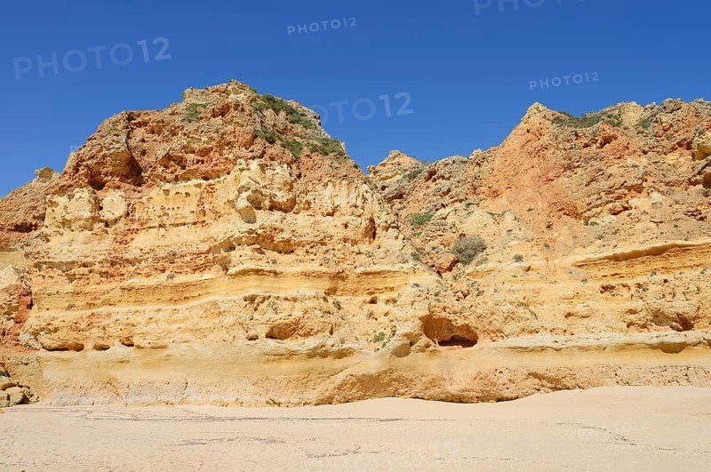 Rocky coast, Praia da Marinha, Algarve, Portugal