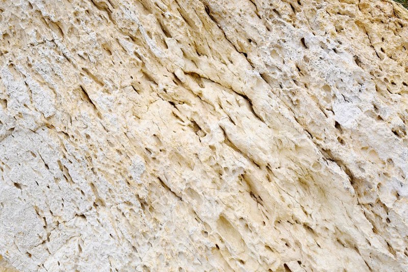Limestone on the coast, Algarve, Portugal
