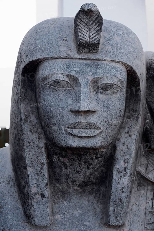 Sculpture at an alabaster factory, Luxor, Egypt
