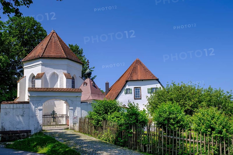 St. Walburgis, am Kloster Seeon, Chiemgau, Upper Bavaria, Bavaria, Germany