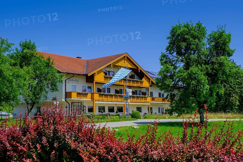 Haus Klosterblick, Pension, am Seeoner See, Seeon, Chiemgau, Upper Bavaria, Bavaria, Germany
