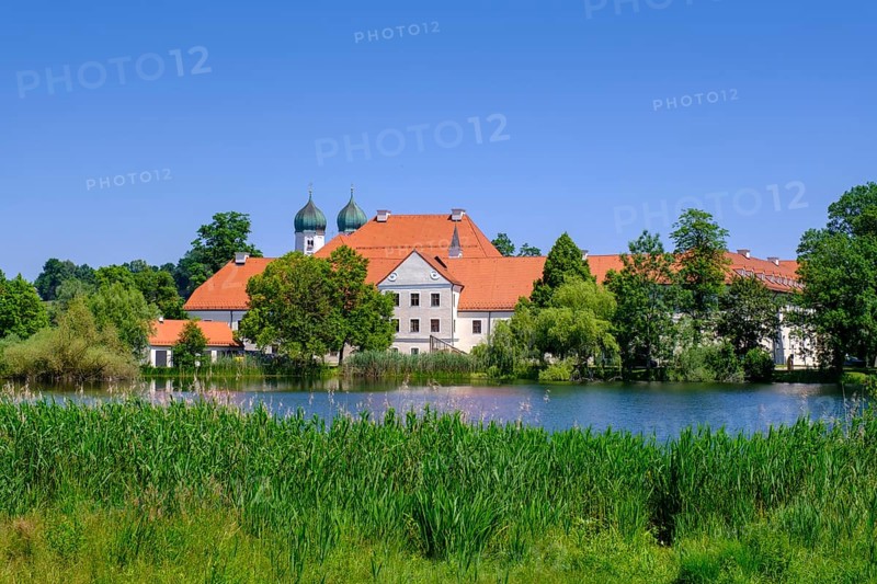 Kloster Seeon, Chiemgau, Upper Bavaria, Bavaria, Germany