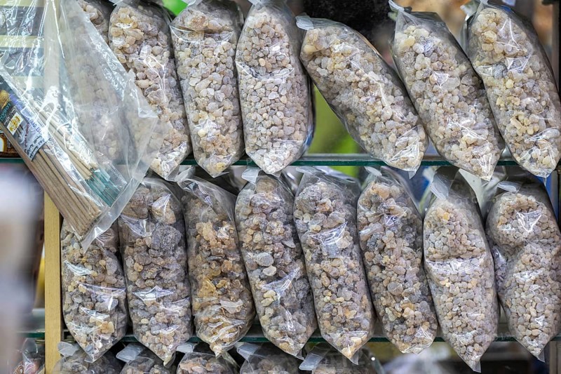 Incense, sales stand, Salalah, Oman