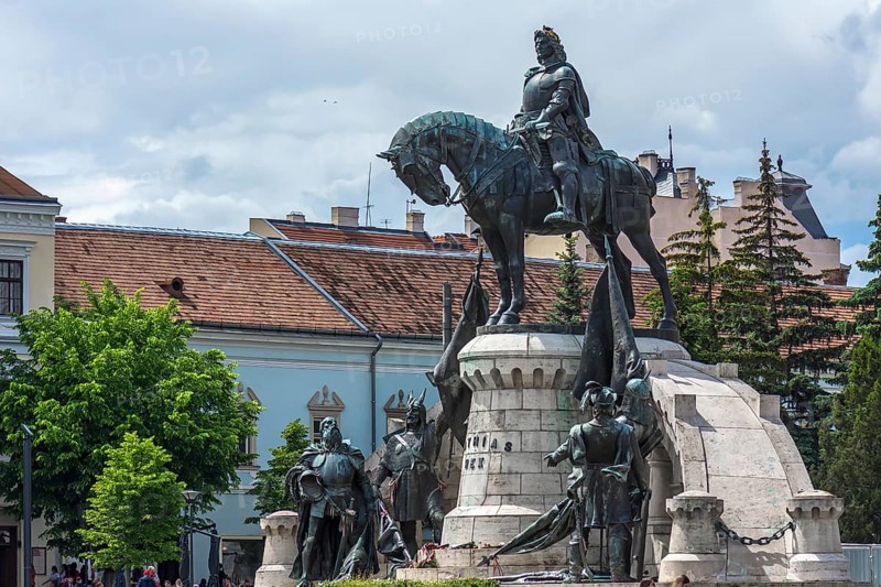 Corvinius monument, Cluj-Napoca, Romania