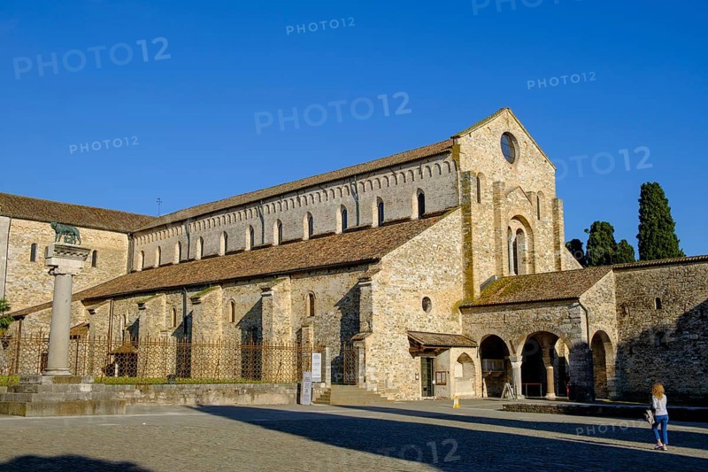 Basilica of Santa Maria Assunta of Aquileia, St. Hermagor, Aquileia near Grado, Julian Friuli, Adriatic Sea, Italy