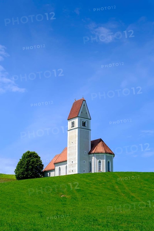 St. Florian bei Frasdorf, Chiemgau, Upper Bavaria, Bavaria, Germany