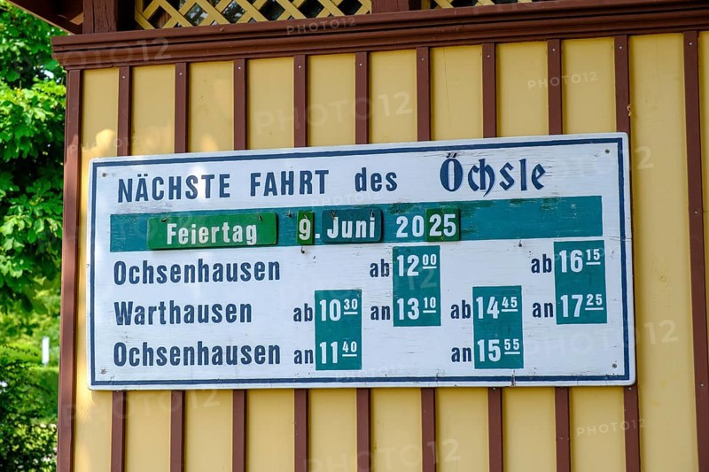 Railway Station, Oechsle Bahn, Ochsenhausen, Rottum Valley, Upper Swabia, Baden-Württemberg, Germany