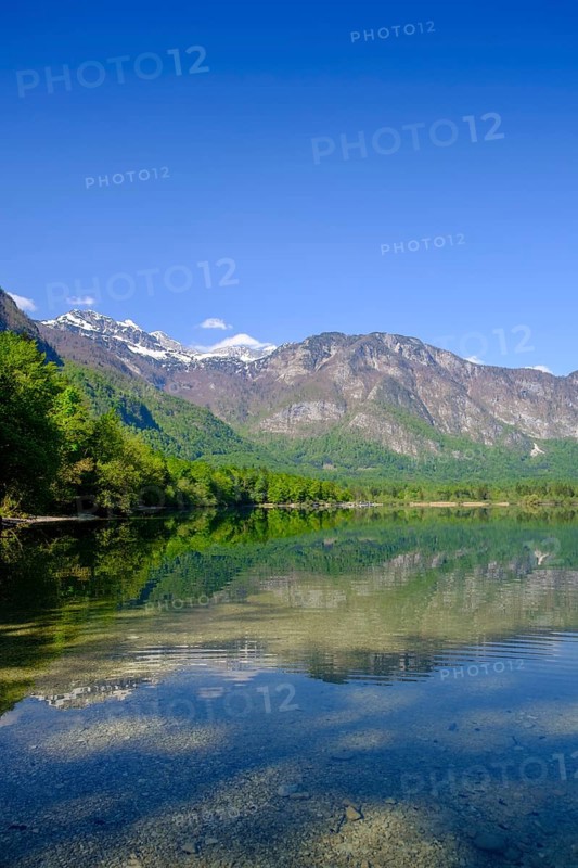 Westende, lakeside, Bohinjsko jezero, Lake Wochein, Bohinj, Upper Carniola, Slovenia