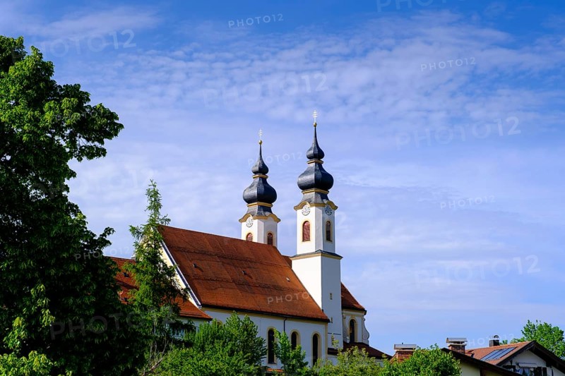 Church for the Presentation of the Lord, Aschau, Chiemgau, Upper Bavaria, Bavaria, Germany