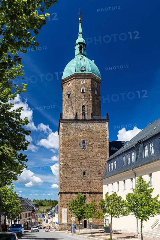 St. Anne's Church in Annaberg, Annaberg-Buchholz, Ore Mountains, Saxony, Germany