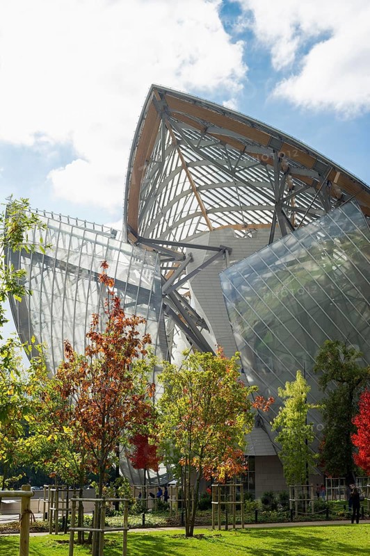 Louis Vuitton Foundation, Museum of Modern Art, architect Frank Gehry, Bois de Bologne, Paris, Île de France, France