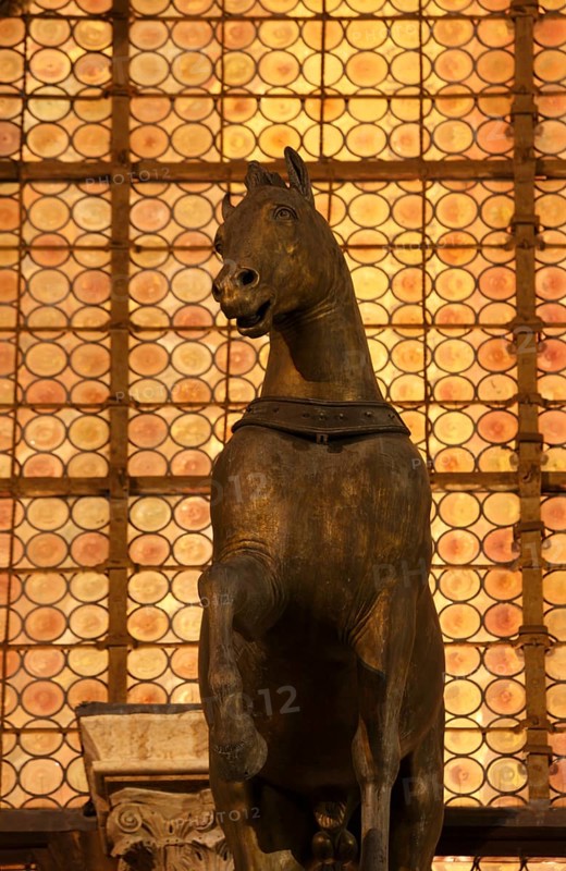 Loggia dei Cavalli, San Marco Basilica, St. Mark's Square, San Marco, Venice, Veneto, Italy