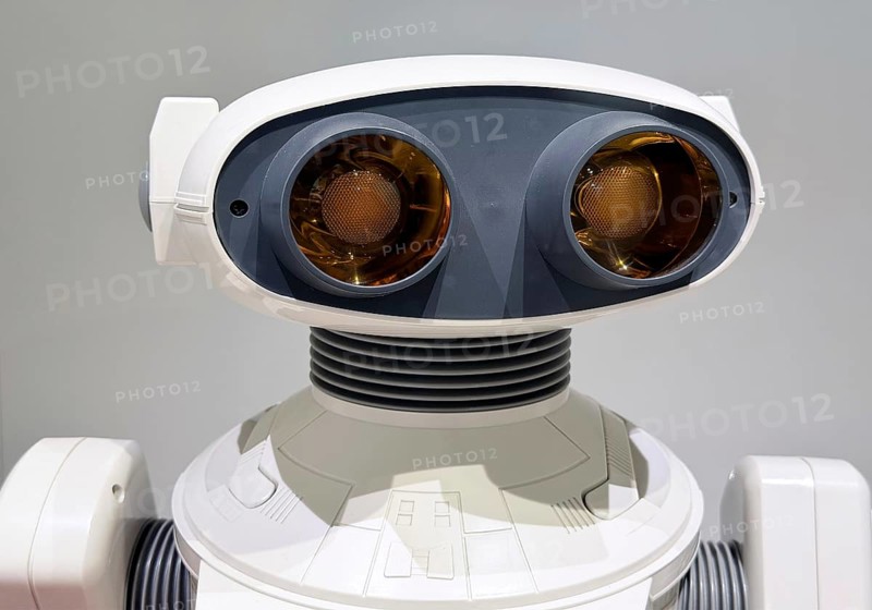Omibot 2000, head of the Japanese toy robot from the 1980s, Germany